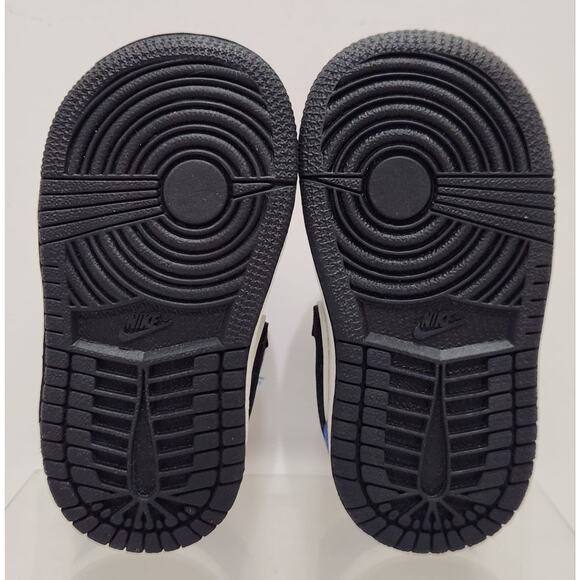 Nike Air Jordan 1 Mid Red/White/Blue 640735-124 Childs Sneakers Sz 4C - Picture 8 of 11